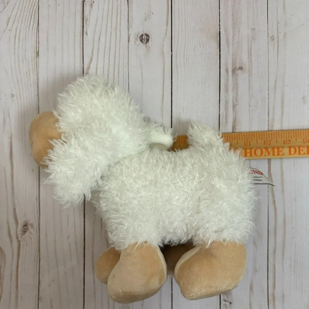 Gund Wooly Plush Lamb Sheep Cream Tan Stuffed Animal